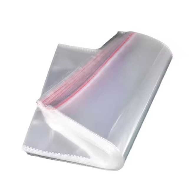 Clear Self Adhesive Printed Plastic Package Opp Header Bag for Packing