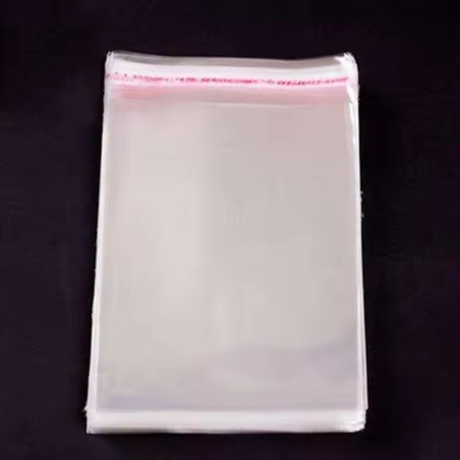 Clear Self Adhesive Printed Plastic Package Opp Header Bag for Packing