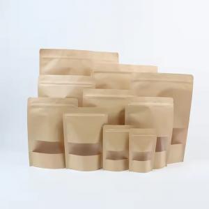 brown Kraft paper bags food grade Packaging Reusable Food Storage Paper Bags