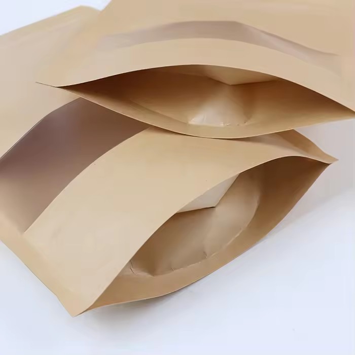 brown Kraft paper bags food grade Packaging Reusable Food Storage Paper Bags