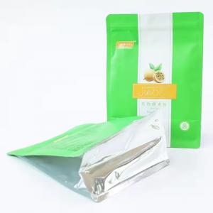 Multicolor Clear Front Smell Proof Metallic Flat Resealable Aluminum Foil Packaging Food Storage Mylar Bags