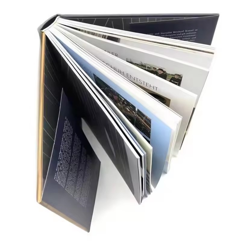 UV Printing Coloring Offset Softcover Art Business Info Paper Marketing Book Booklet Brochure Pamphlet Magazine