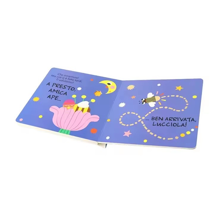 Hardcover Books Printing Children's Fun Flap Board Books Printing Booklet Storybooks