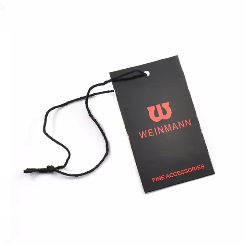 luxury hang tag custom printing label garment tags for clothes hang clothing tags