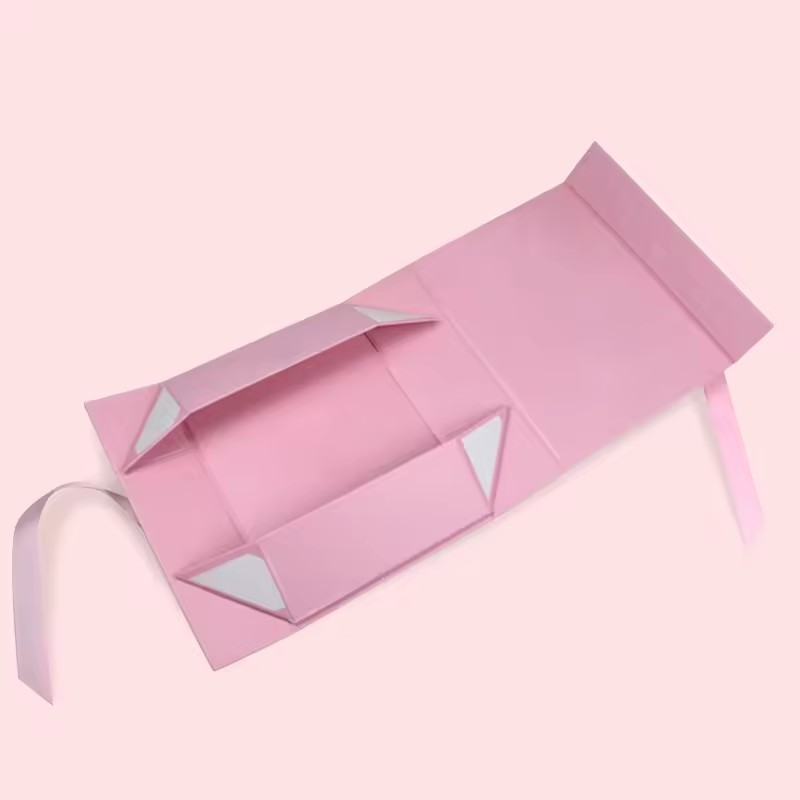 Foldable Magnetic Paper Gift Box Rectangle Packaging Paper Box