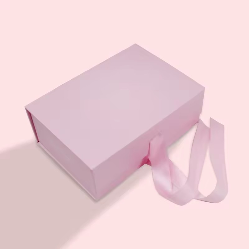 Foldable Magnetic Paper Gift Box Rectangle Packaging Paper Box