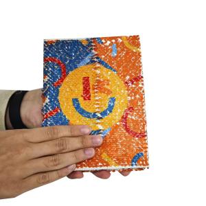 Dairy Hardcover Kids Notebook Colorful Reversible Sequin Journal Magic Notebooks For Children