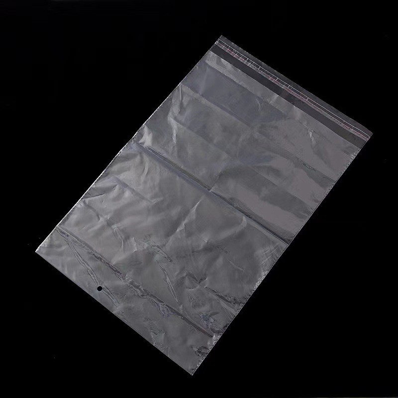 PE bag custom clothing shirt slippers transparent packaging bag PE self-adhesive bag