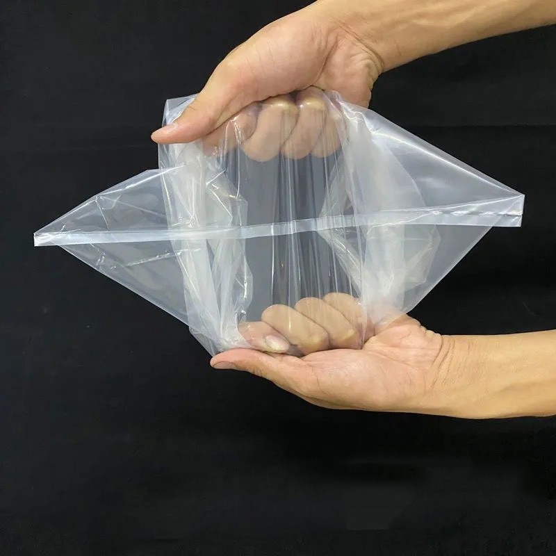 PE flat pocket plastic storage packaging bag, small bag, thickened transparent plastic bag