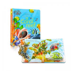 Children Lift The Flap Books 3D Pop Up Kids Book English Hardcover Board Book Custom