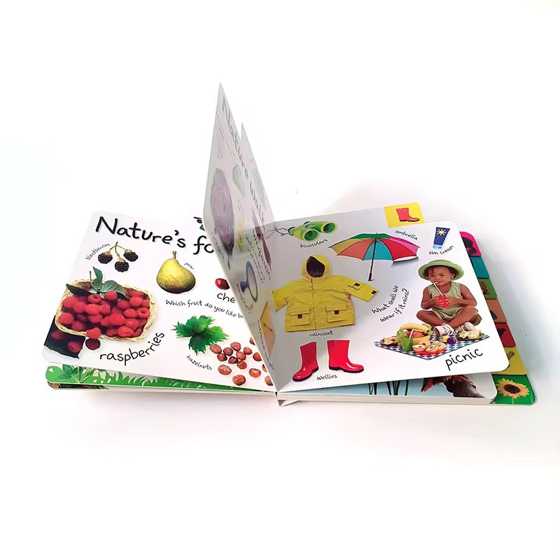 Children's Book Printing Baby Toys Nature Fun Early Learning Books Board Book Set For Kids