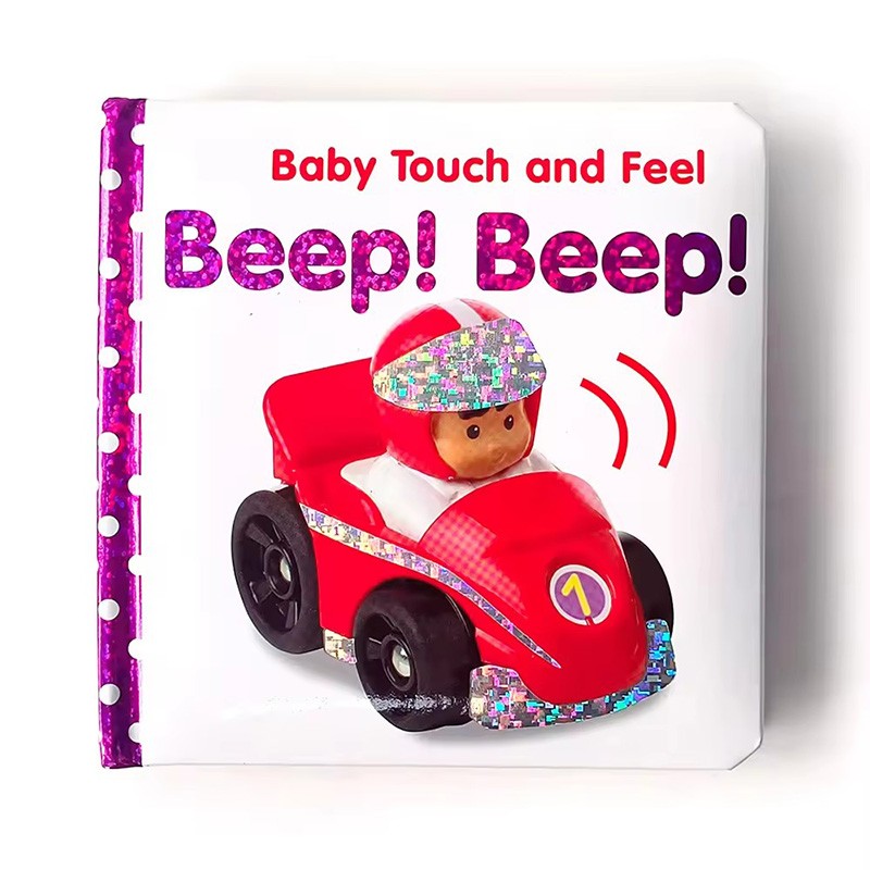 educational books baby touch and feel beep kids board book recyclable paper