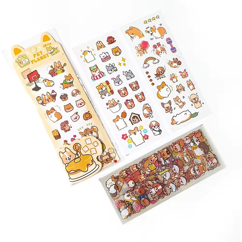 Cute Cartoon Princess Anime Decorative Sticker PVC Waterproof Stickers For Kids