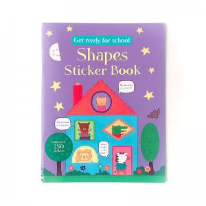 picture books education toys kids learning busy book Shapes reusable sticker book