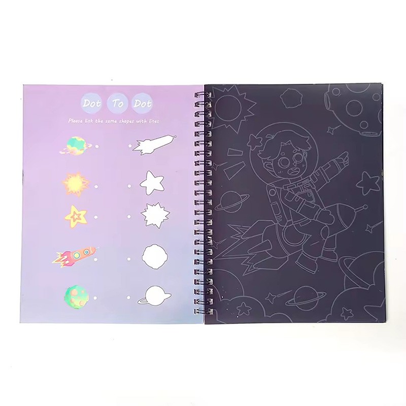 Drawing Book Baby Education Toy Art Card Scratch Cute Diy Toys Girls Games Coloring Books