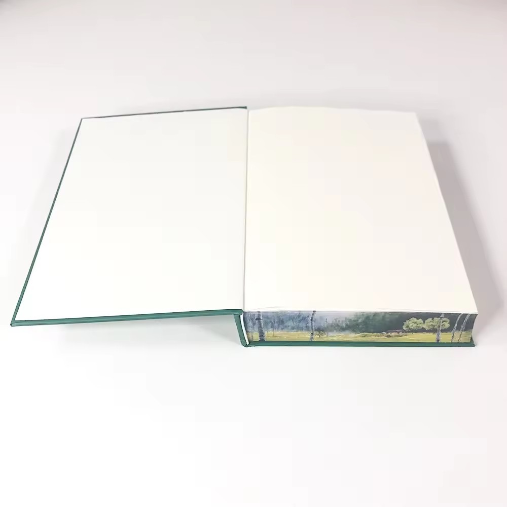 Customised Sprayed Edges Hardback Notebook Hardcover Book Noverl Book