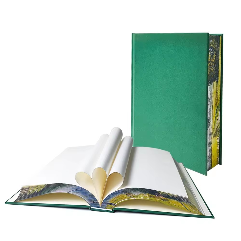 Customised Sprayed Edges Hardback Notebook Hardcover Book Noverl Book