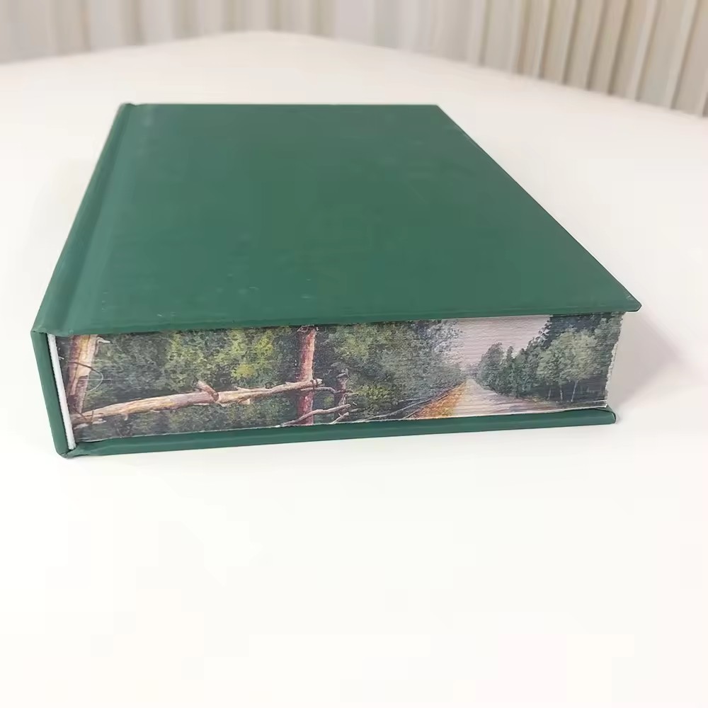 Customised Sprayed Edges Hardback Notebook Hardcover Book Noverl Book