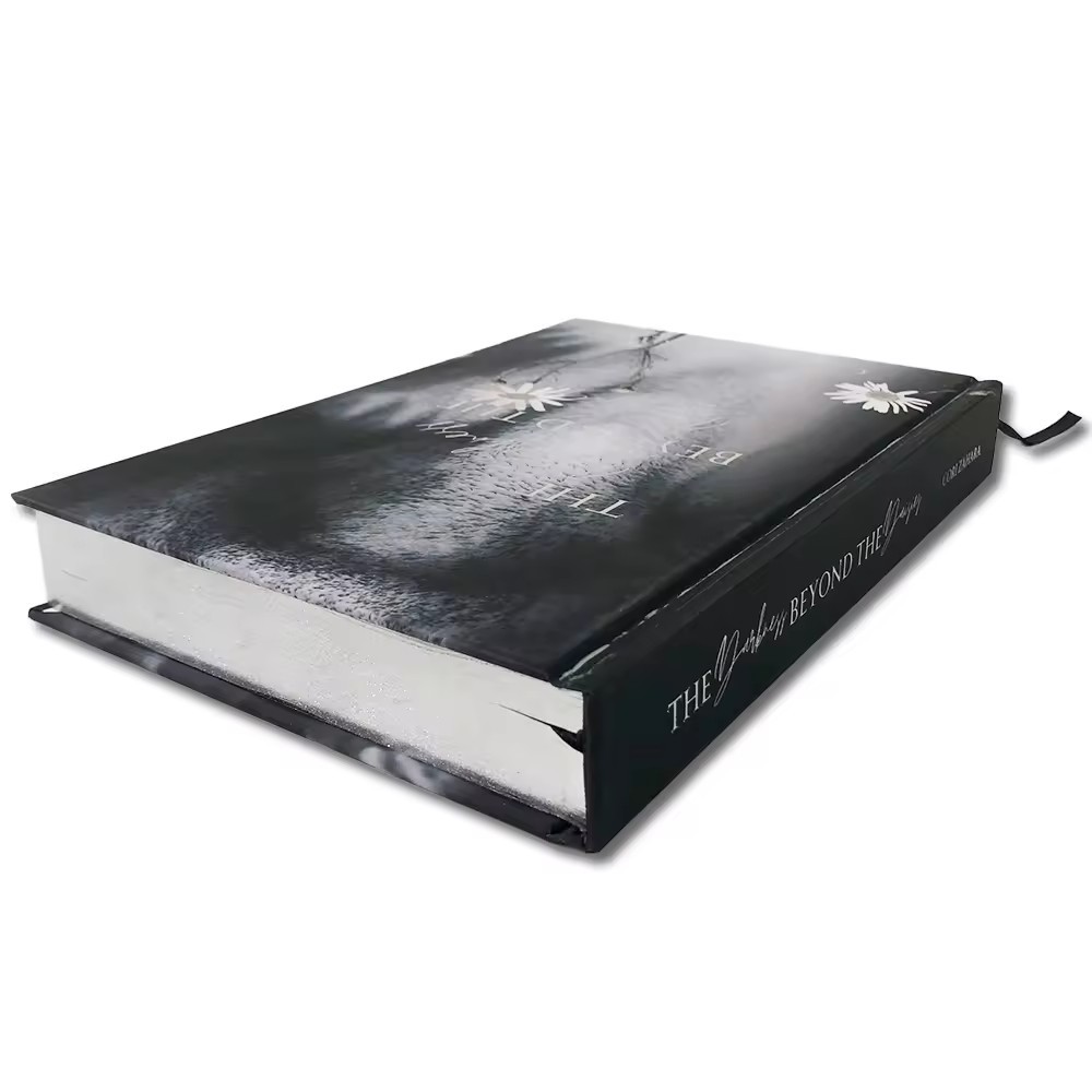 Full Color Hardback Notebook Custom Hardcover Book With Silver Foil Stamping