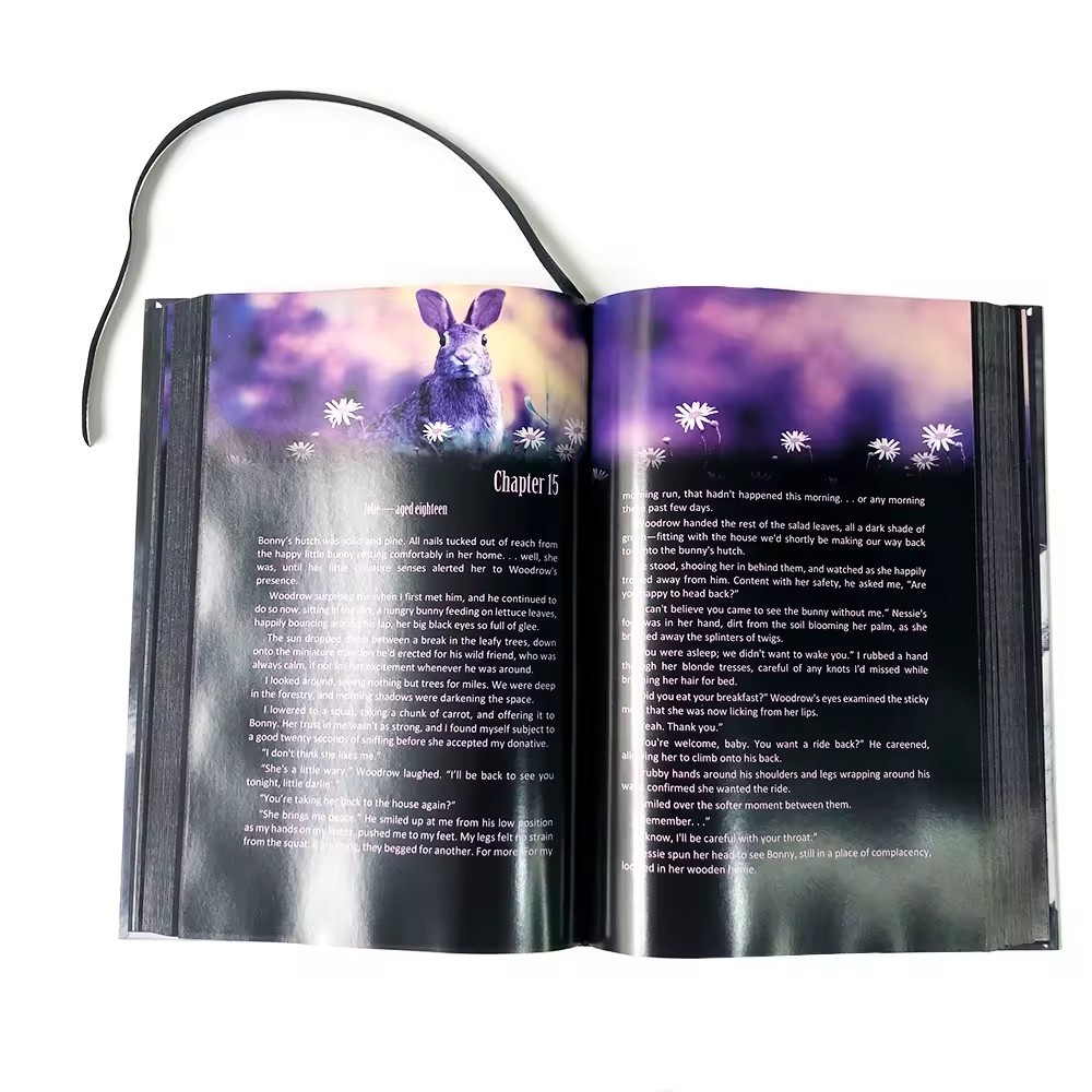 Full Color Hardback Notebook Custom Hardcover Book With Silver Foil Stamping