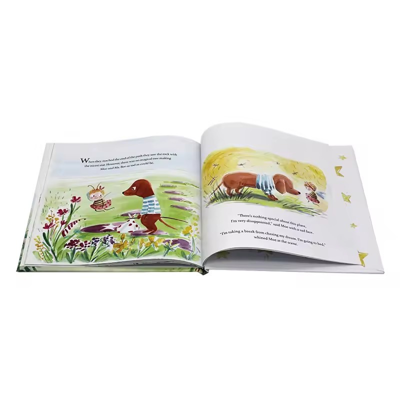 offset hardcover children's book printing hardback kids story coloring children book printing