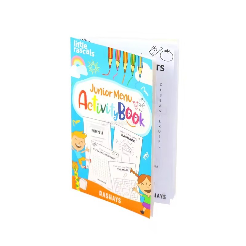 Staple Bound Children'S Drawing Activity Sticker Books