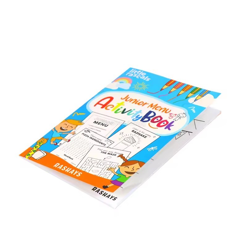 Staple Bound Children'S Drawing Activity Sticker Books