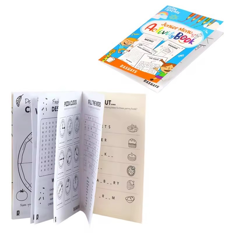 Staple Bound Children'S Drawing Activity Sticker Books