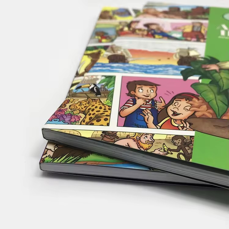 Custom children chinese story softcover books paperback book printing for students