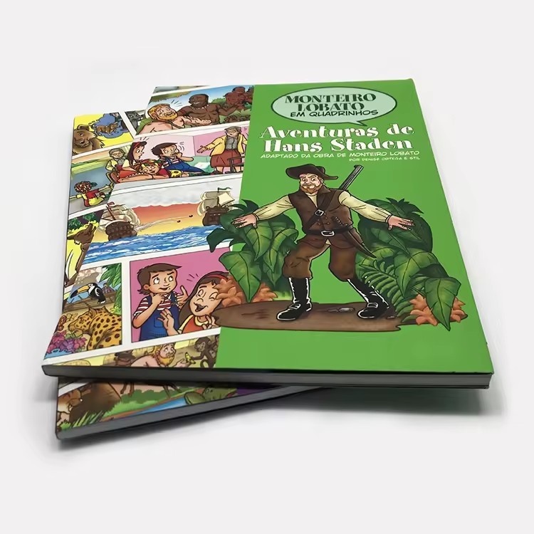 Custom children chinese story softcover books paperback book printing for students