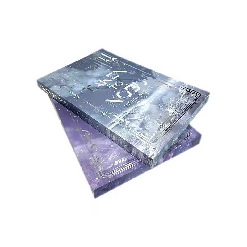 Paperback Books Printing Services Custom Softcover Novel Book Printing With Foil Stamping