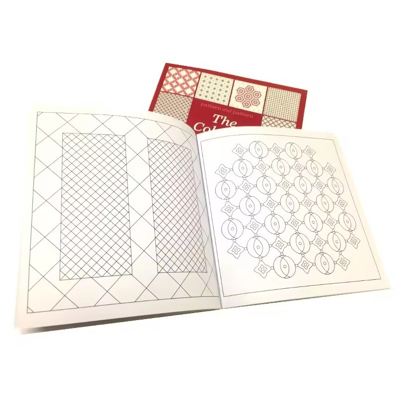 Unique Drawing Book With Perfect Binding Tear Perforated Pages Kids Softcover Coloring Book Printing