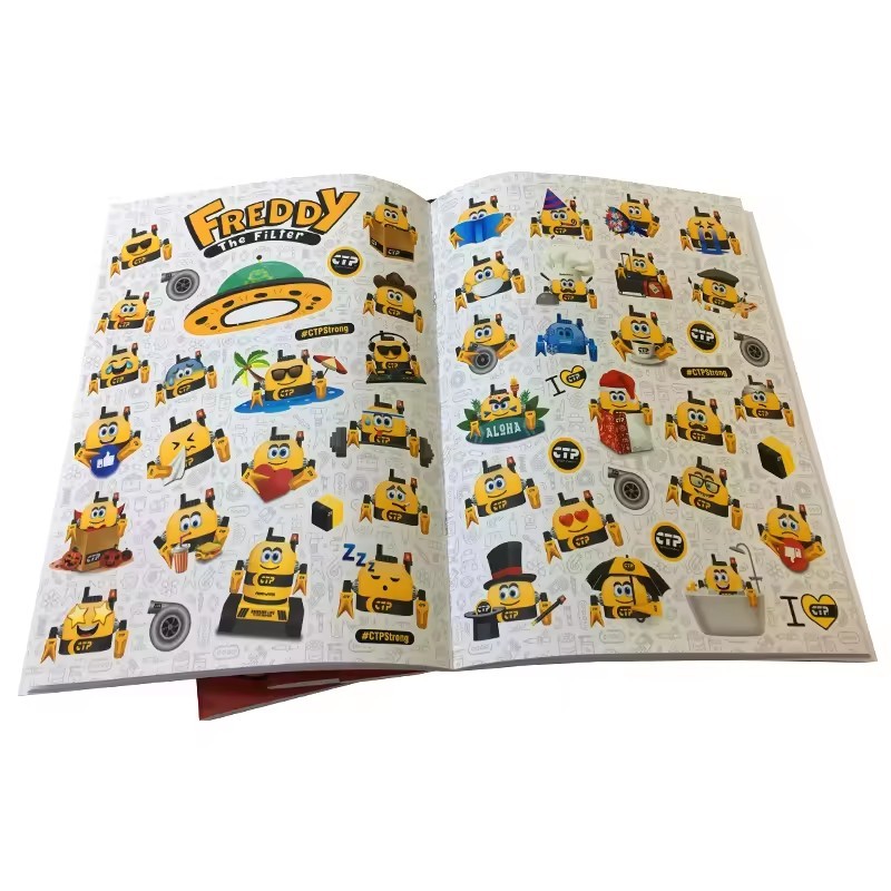 Unique Drawing Book With Perfect Binding Tear Perforated Pages Kids Softcover Coloring Book Printing