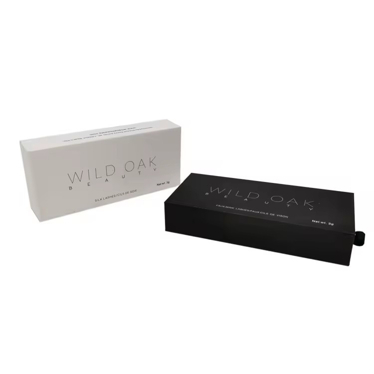 Custom Logo Beauty Lashes Paper Box Drawer Packaging