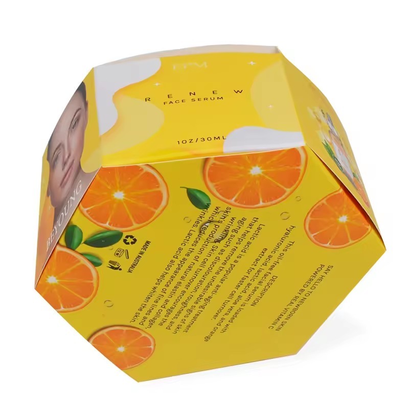 Shape Foldable Reusable Paper Wrapping White Paper Gift Box Packaging For Essential Oil 10ml Bottles