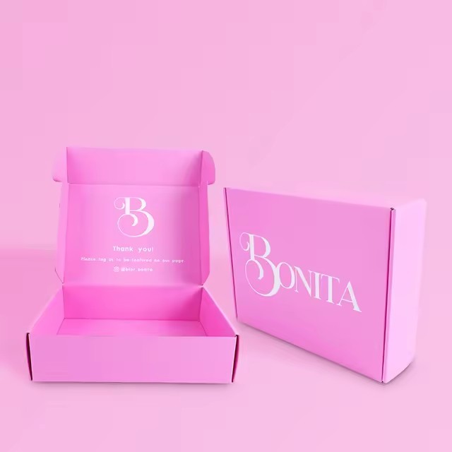 Pink Box Clothes And Shoe Box