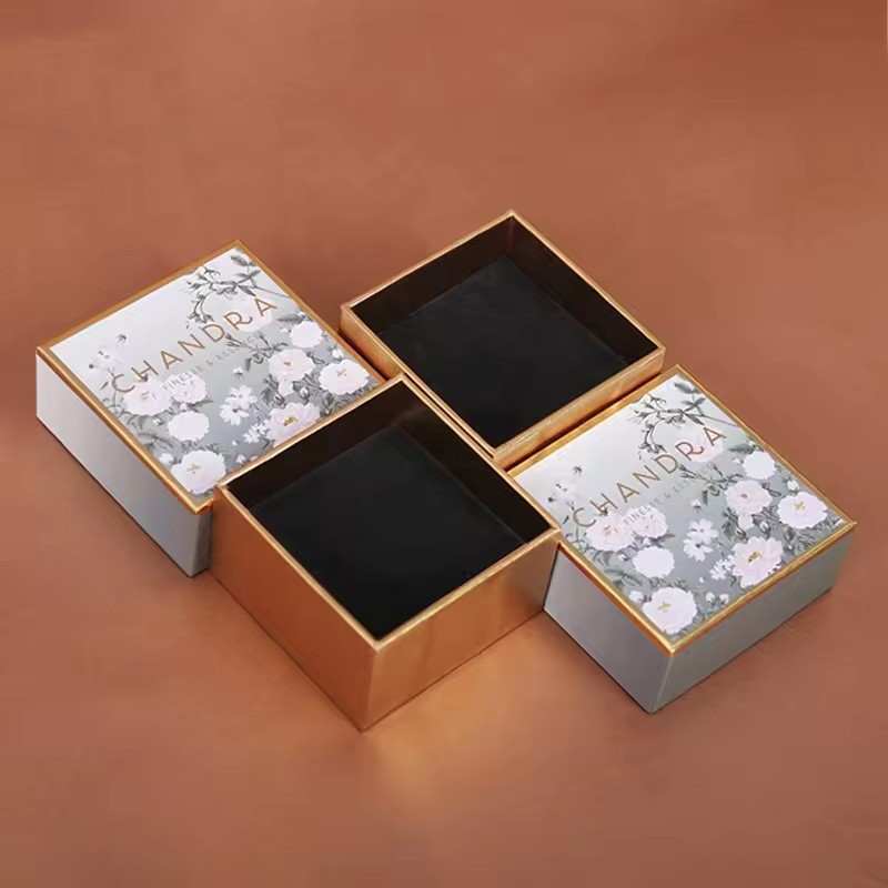 Elegant Gift Personalized Small Paper Cardboard Custom Jewelry Box