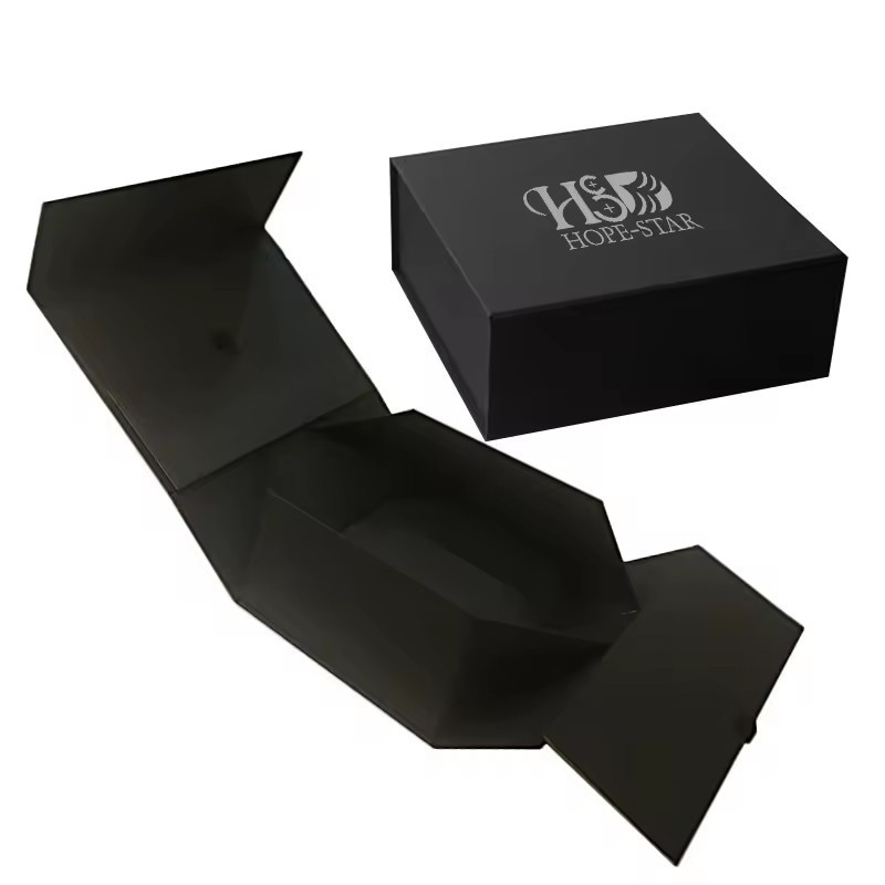 Foldable Magnetic Cardboard Square Paper Cosmetic Candle Packaging Gift Box - 副本