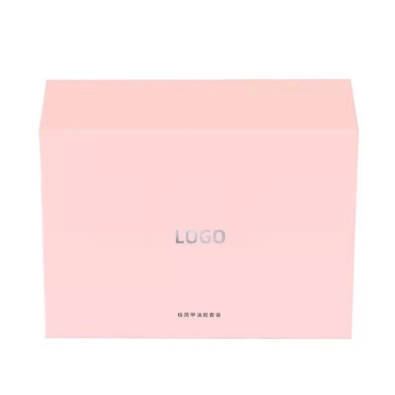 Paperbox Luxury Rigid Square Pink Magnet Empty Paper Packaging Magnetic Gift Boxes With Lid