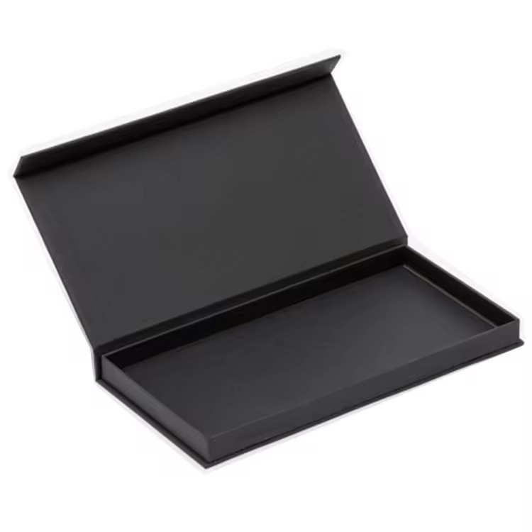 Luxury Black Paper Cardboard Packaging Credit Band VIP Membership Card Gift Boxes