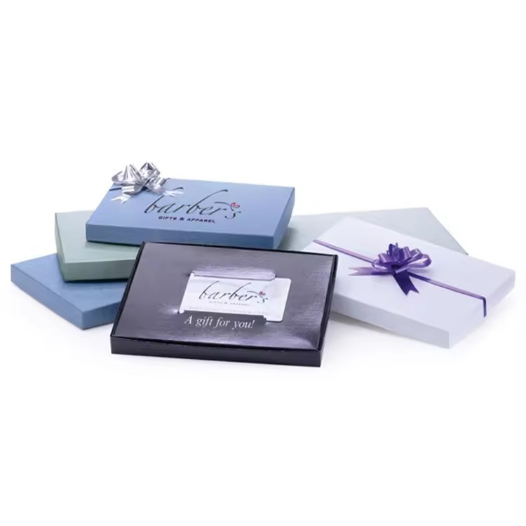 Luxury Fancy Paper Packaging Credit Band VIP Membership Card Gift Boxes