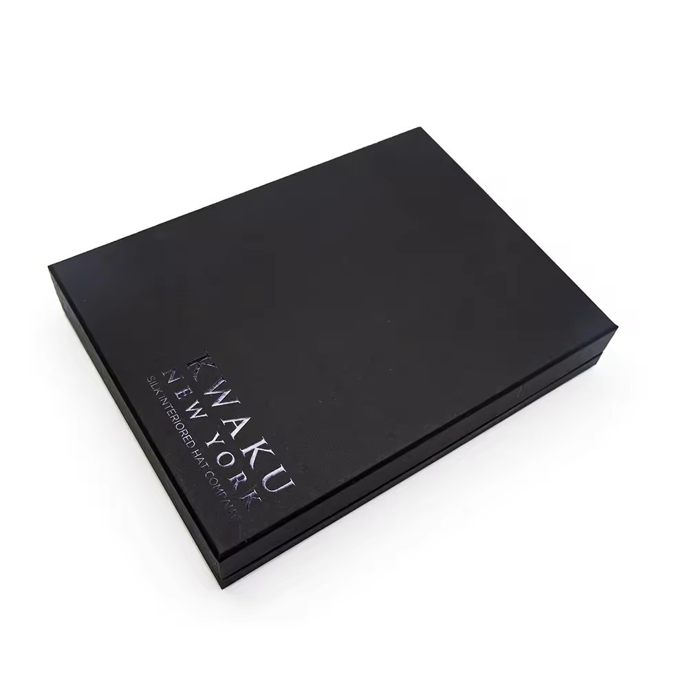 Luxury Texture Paper Packaging Black Lid And Base Rigid Gift Boxes For Watch