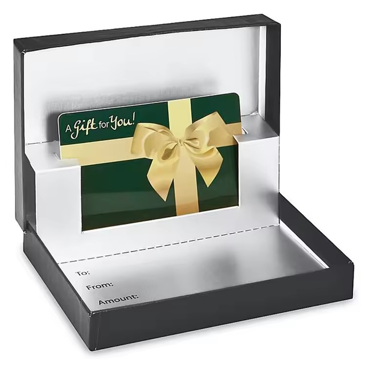 Luxury Fancy Paper Packaging Business VIP Membership Greeting Card Gift Boxes