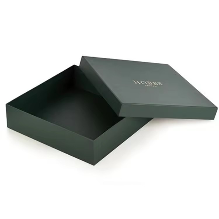 Apparel Clothing Cardboard Packaging Removable Lid And Bottom 2 Piece Rigid Boxes