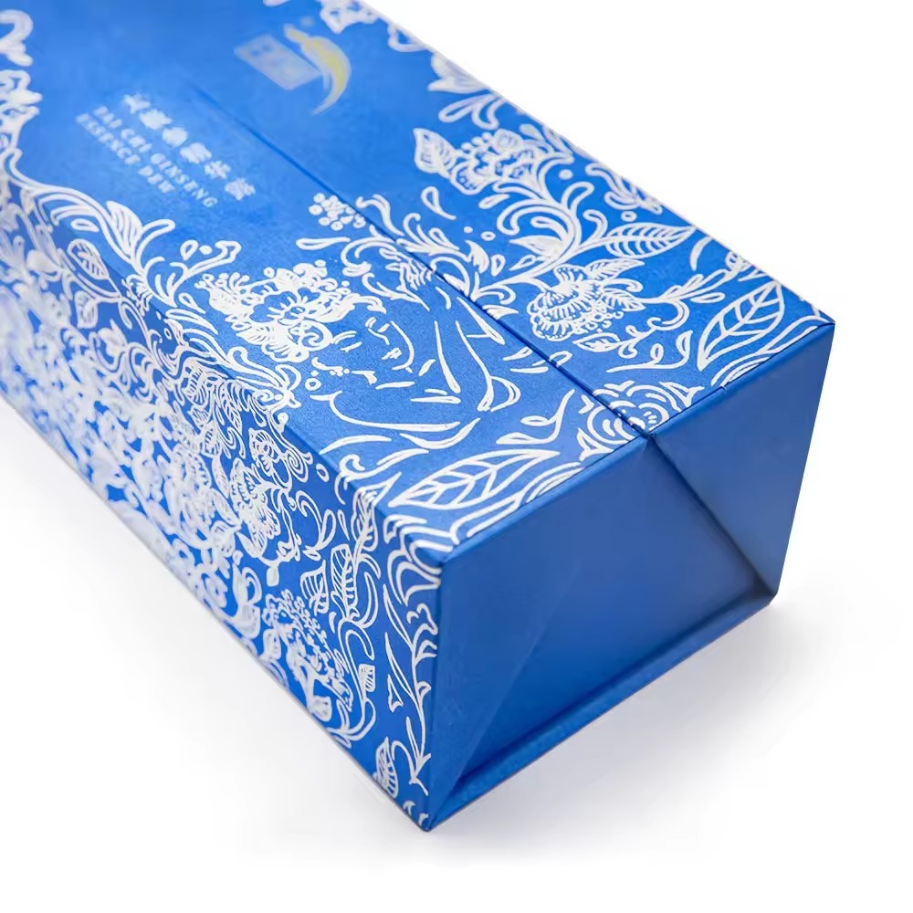 Luxury Single Bottle Rigid Cardboard Wine Packaging Paper Gate Gift Box