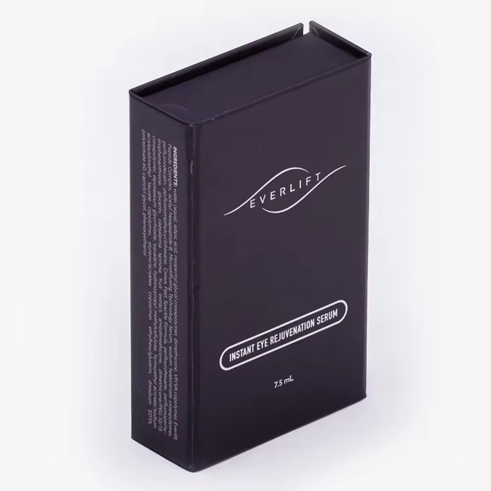 Black Book Shape Style Rigid Magnetic Gift Packaging Box With Foam Insert