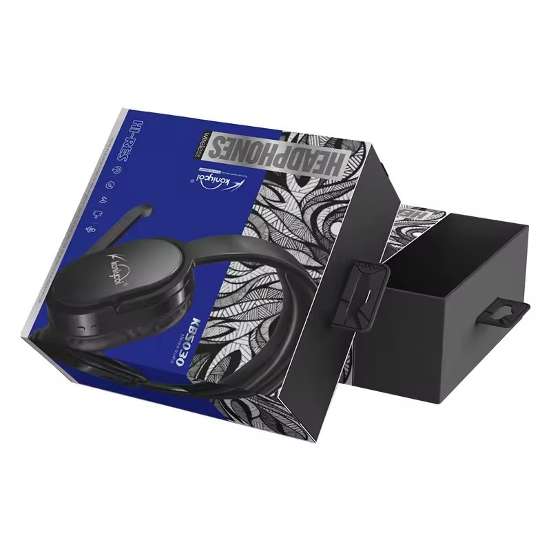 Electronics items Box and Headphones Custom paper Packaging Box