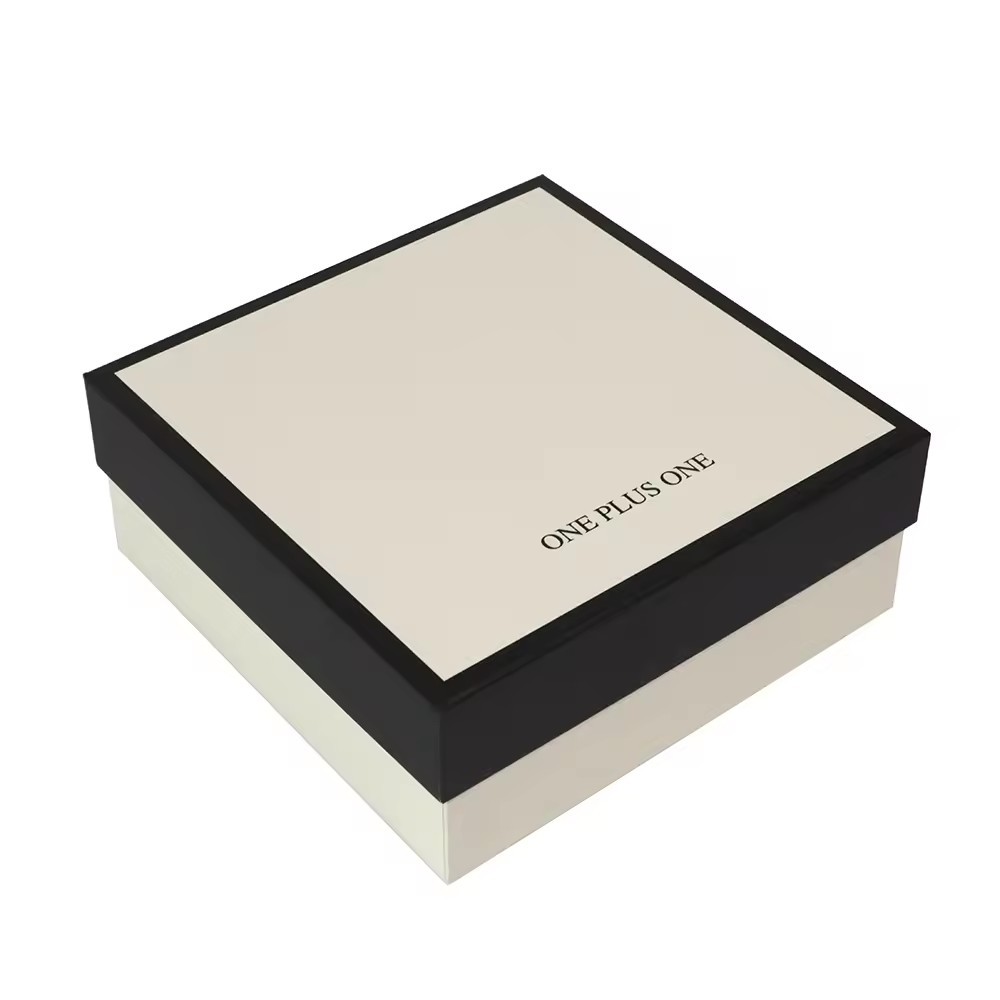 Gift Box Packaging Strong Cardboard Packaging Rigid 2 Pieces Lid Base Box