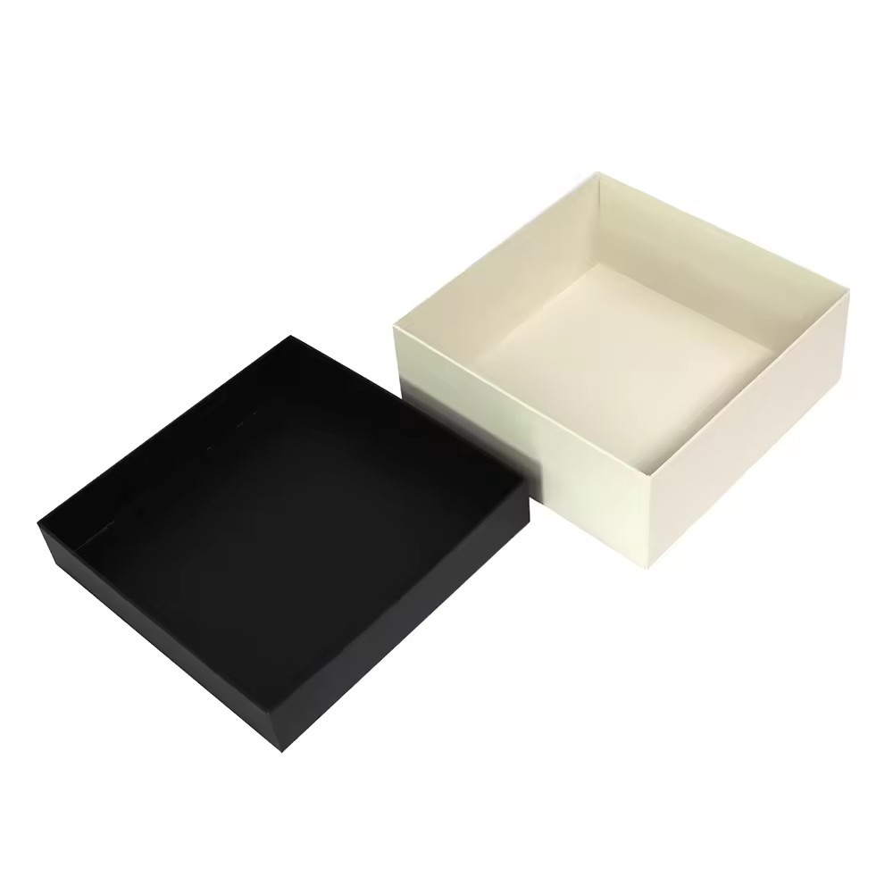 Gift Box Packaging Strong Cardboard Packaging Rigid 2 Pieces Lid Base Box