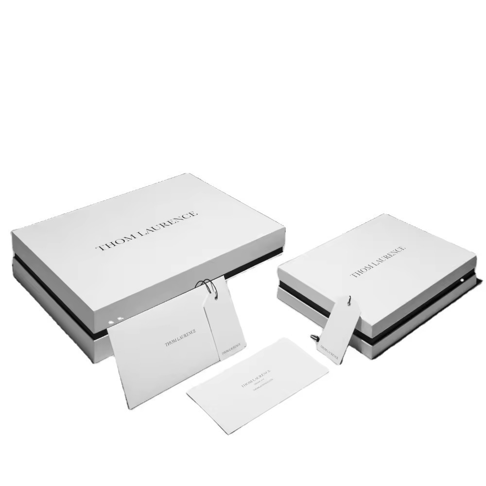 Luxury High Quality Rigid Removable Packaging Cardboard Packaging White Box With Neck